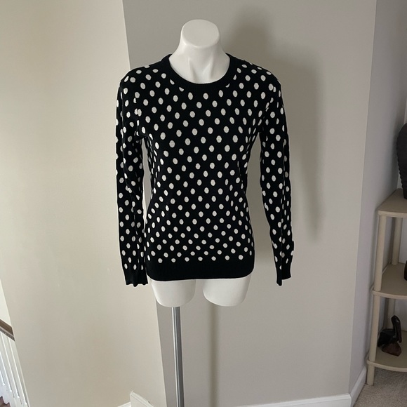 [41 Hawthorn] Polka Dot Sweater - Picture 4 of 4